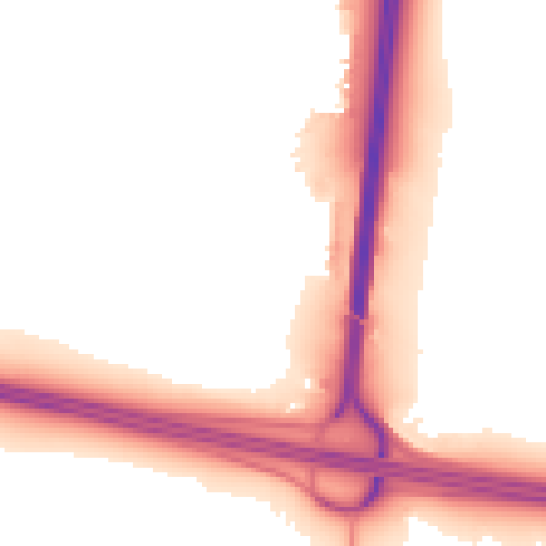 Night-time road noise heatmap for SN3 6GB