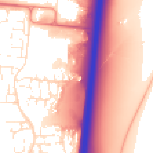 Daytime road noise heatmap for SN3 6HA