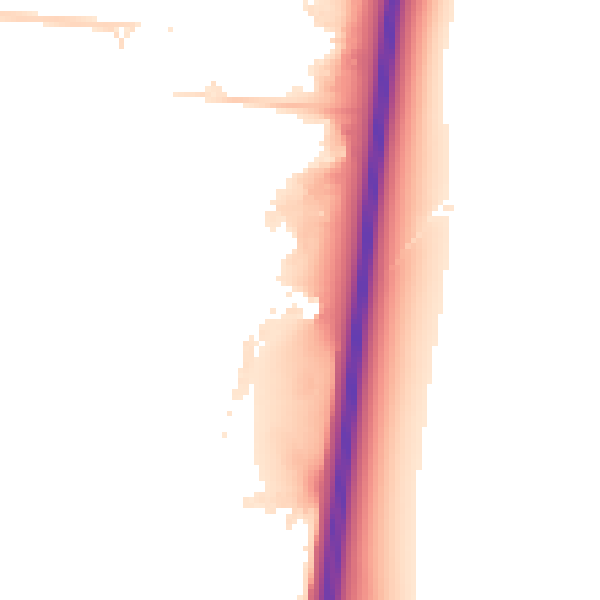 Night-time road noise heatmap for SN3 6HA