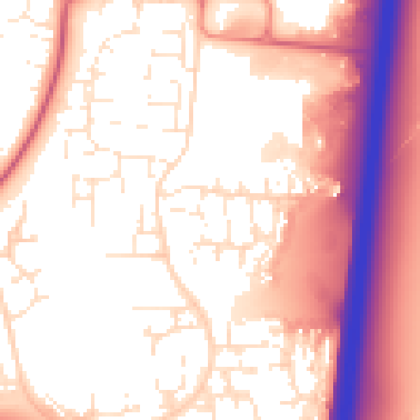 Daytime road noise heatmap for SN3 6LF
