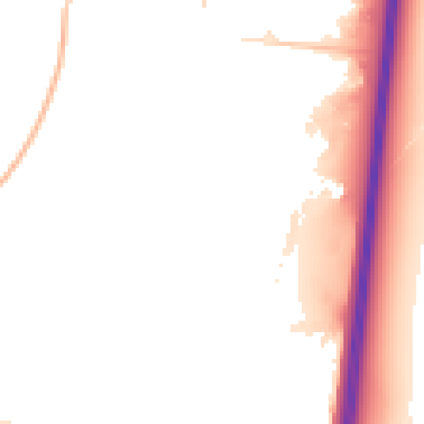 Night-time road noise heatmap for SN3 6LF
