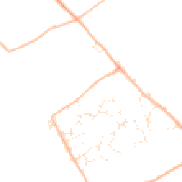 Daytime road noise heatmap for SN4 0AN