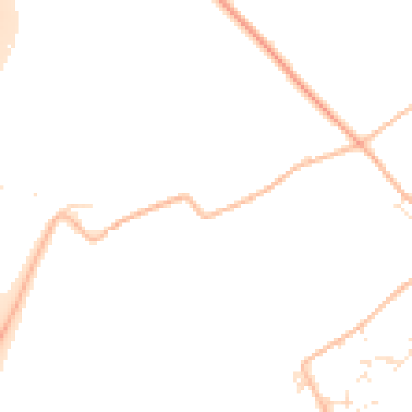 Daytime road noise heatmap for SN4 0BF