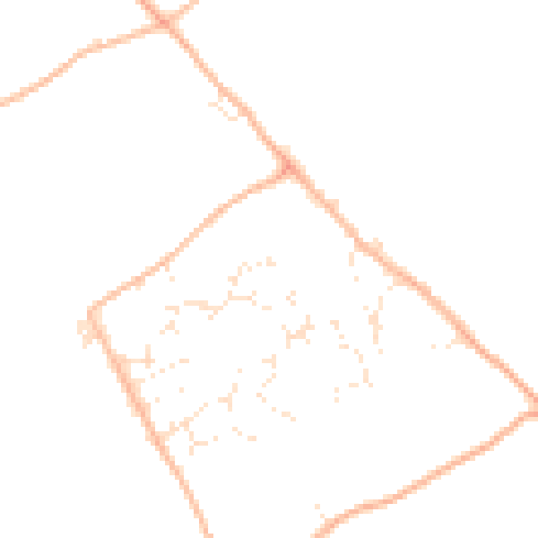 Daytime road noise heatmap for SN4 0BX