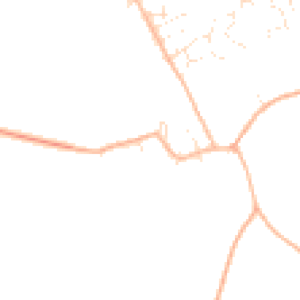 Daytime road noise heatmap for SN4 0DA