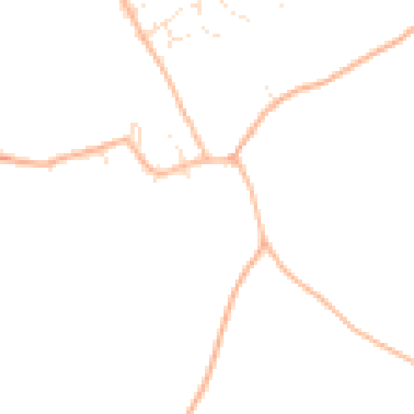 Daytime road noise heatmap for SN4 0DB