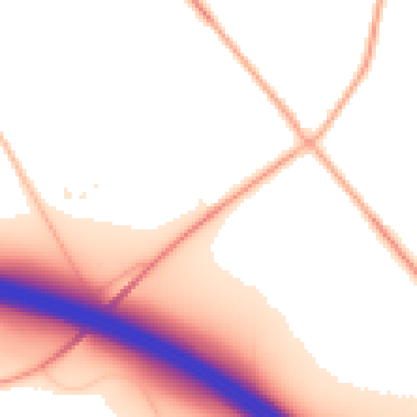 Daytime road noise heatmap for SN4 0DZ