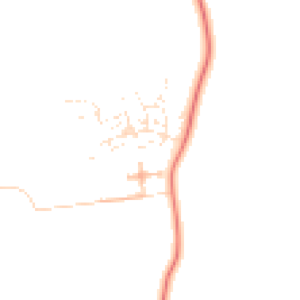 Daytime road noise heatmap for SN4 0TG