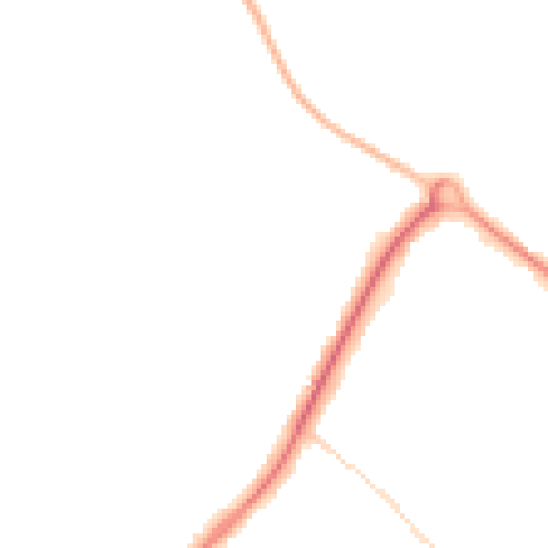 Night-time road noise heatmap for SN4 7HX