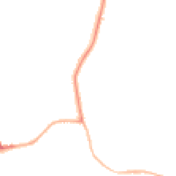 Night-time road noise heatmap for SN4 9BJ