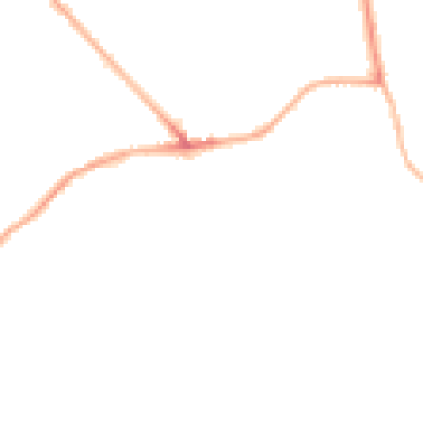 Night-time road noise heatmap for SN4 9DG