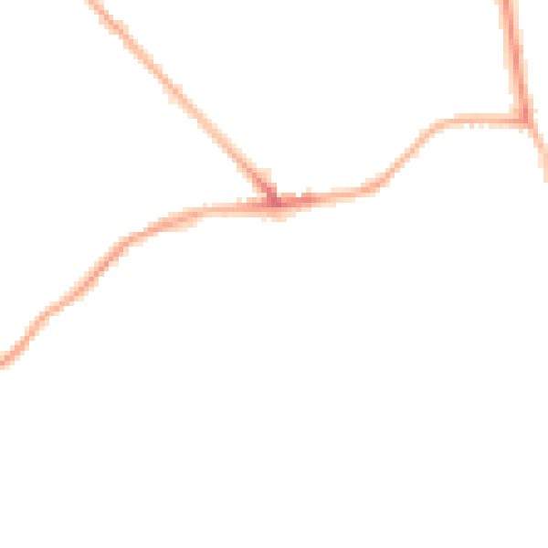 Night-time road noise heatmap for SN4 9DR