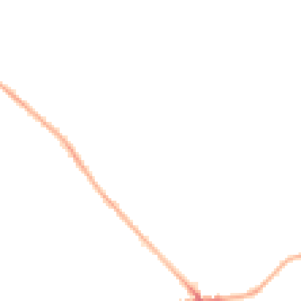 Night-time road noise heatmap for SN4 9HL