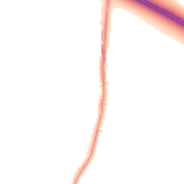 Night-time road noise heatmap for SN4 9SE