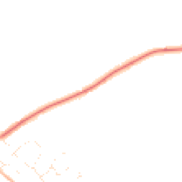 Daytime road noise heatmap for SN5 3LD