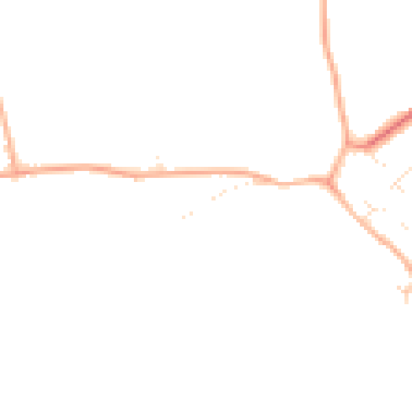 Daytime road noise heatmap for SN5 3LR