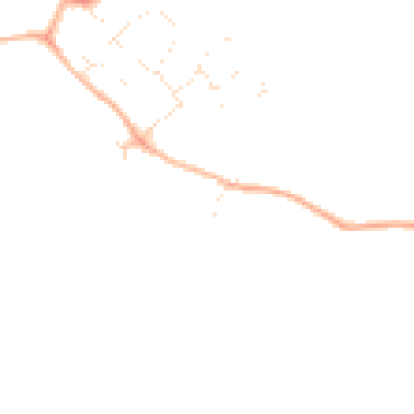 Daytime road noise heatmap for SN5 3LY