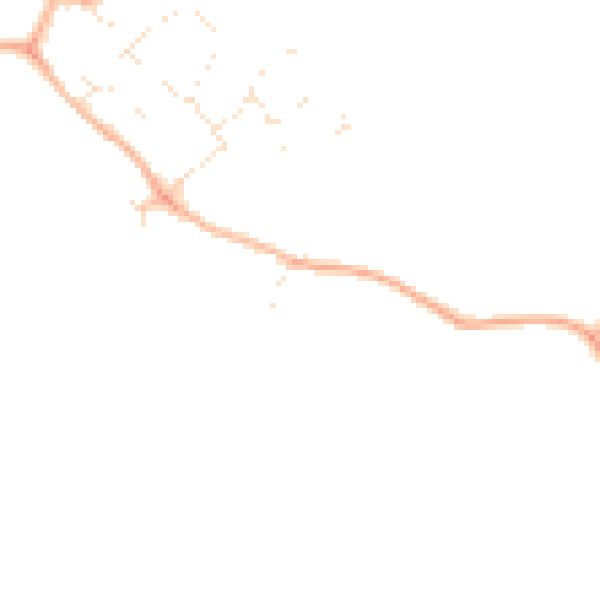 Daytime road noise heatmap for SN5 3LZ