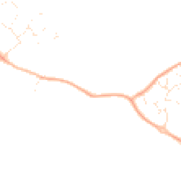 Daytime road noise heatmap for SN5 3ND