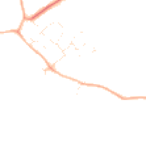 Daytime road noise heatmap for SN5 3NT