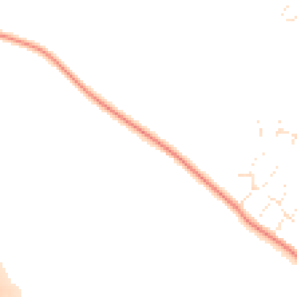 Daytime road noise heatmap for SN5 3NY
