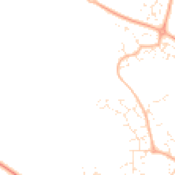 Daytime road noise heatmap for SN5 3PA