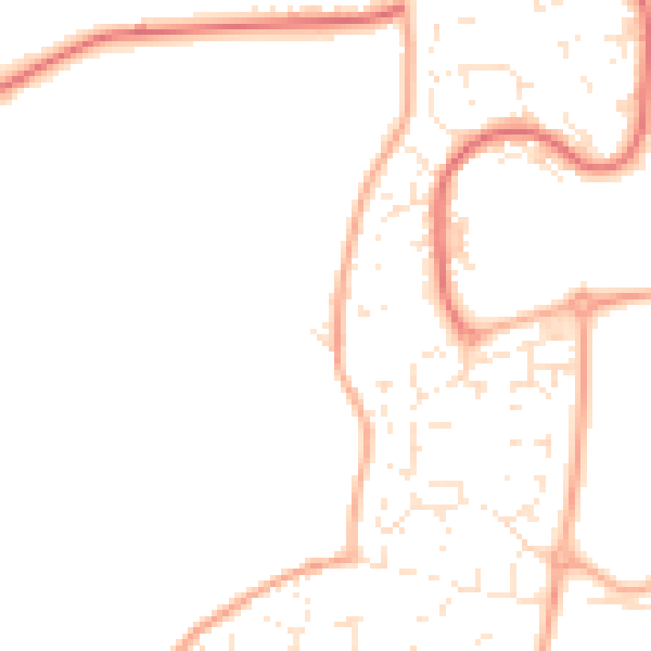 Daytime road noise heatmap for SN5 3PN
