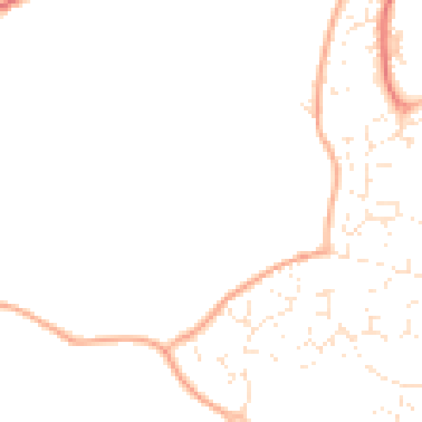 Daytime road noise heatmap for SN5 3PP