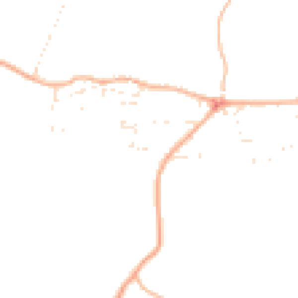 Daytime road noise heatmap for SN5 3XW