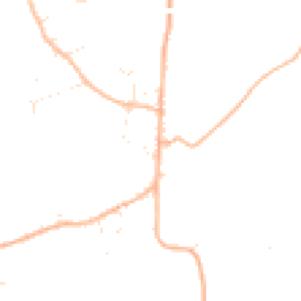 Daytime road noise heatmap for SN5 4AG