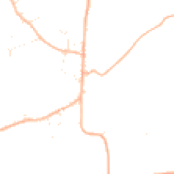 Daytime road noise heatmap for SN5 4AL