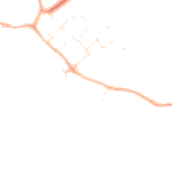 Daytime road noise heatmap for SN5 4BG