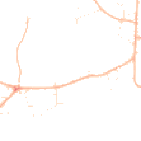 Daytime road noise heatmap for SN5 4BJ