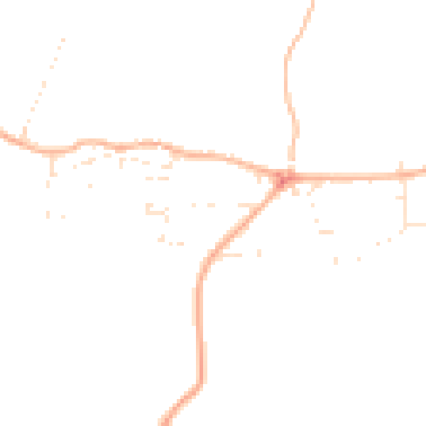 Daytime road noise heatmap for SN5 4BS