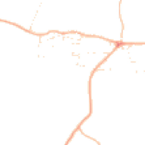 Daytime road noise heatmap for SN5 4BT