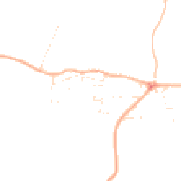 Daytime road noise heatmap for SN5 4DL