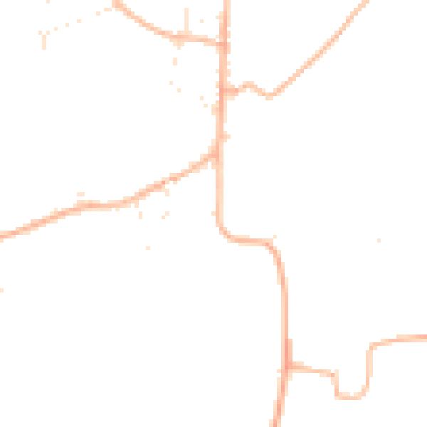 Daytime road noise heatmap for SN5 4DS