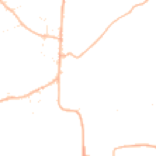 Daytime road noise heatmap for SN5 4DU