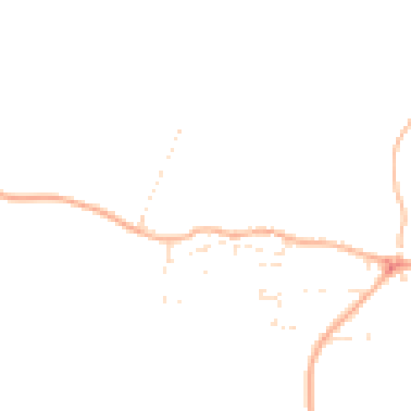 Daytime road noise heatmap for SN5 4FG