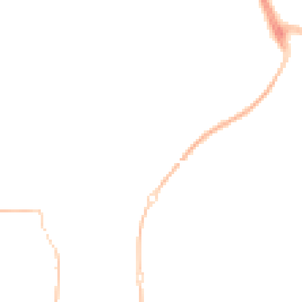 Night-time road noise heatmap for SN5 4FS