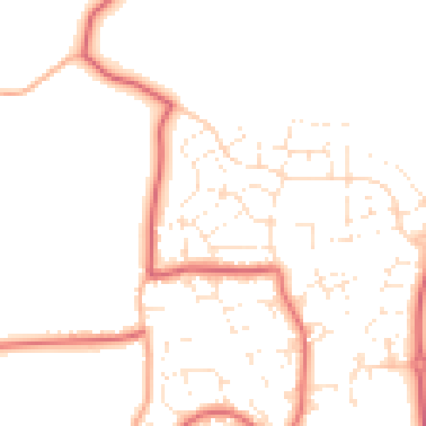 Daytime road noise heatmap for SN5 4GL