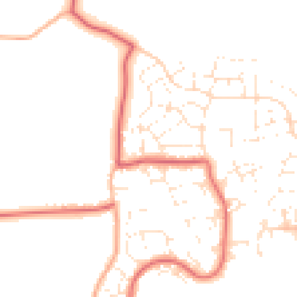 Daytime road noise heatmap for SN5 4GS