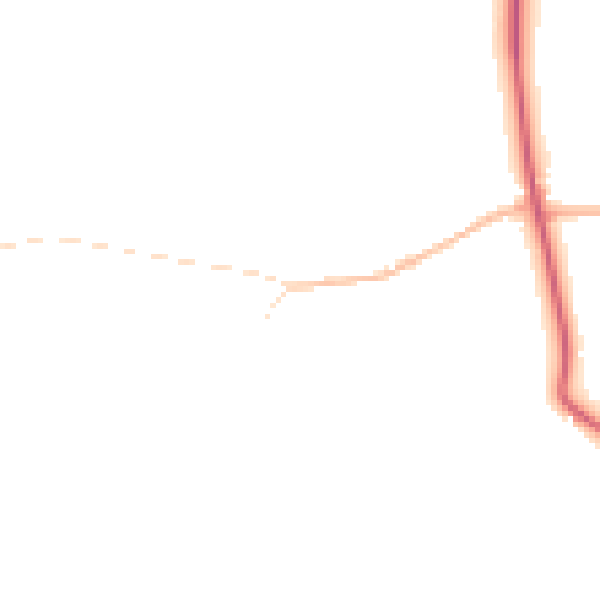 Daytime road noise heatmap for SN5 4JF