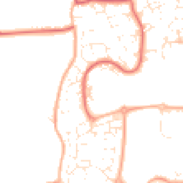 Daytime road noise heatmap for SN5 5AA