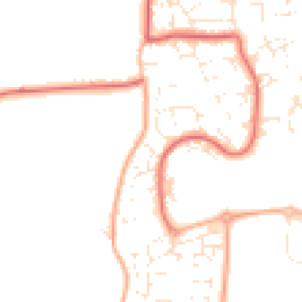 Daytime road noise heatmap for SN5 5AE