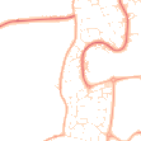 Daytime road noise heatmap for SN5 5AG