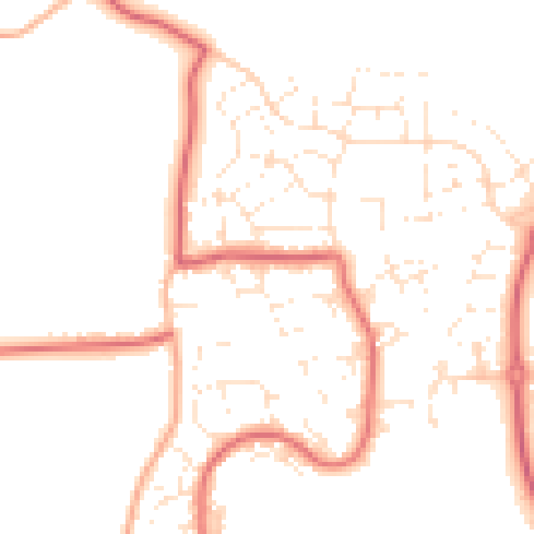 Daytime road noise heatmap for SN5 5DF