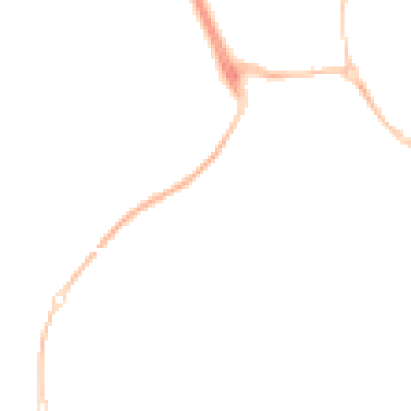 Night-time road noise heatmap for SN5 5DZ