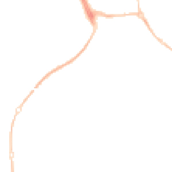 Night-time road noise heatmap for SN5 5EB