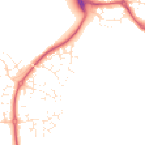 Daytime road noise heatmap for SN5 5ED